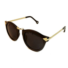 Brand Designer Trend Leopard Sunglasses For Men Round Retro Sun Glasses J4U66