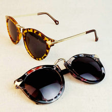 Brand Designer Trend Leopard Sunglasses For Men Round Retro Sun Glasses J4U66