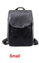 women pu black leather backpacks school bags students back bag ladies travel bags package mochila feminina J4U66