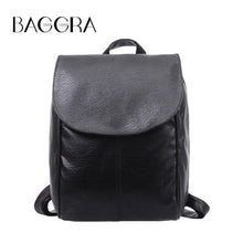 women pu black leather backpacks school bags students back bag ladies travel bags package mochila feminina J4U66
