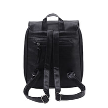 women pu black leather backpacks school bags students back bag ladies travel bags package mochila feminina J4U66