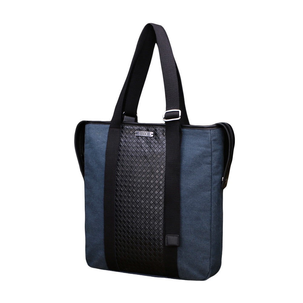 men weave handbag men canvas bags business laptop bag briefcase man crossbody shoulder handbag mens messenger bags J4U66