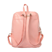 womens pu leather backpack cute rabbit ears zipped shoulder bag straps pocket school bag for teenagers girl mochila J4U66