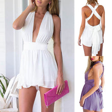 celebrity style womens overalls deep v neck chiffon jumpsuits playsuits boot cut womens jumpers J4U66