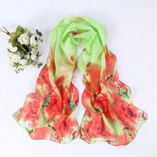 Chiffon Womens Scarf Fashion Long Warm Shawl Infinity foulard echarpe Floral Scarf Women bufandas Pashmina  J4U66
