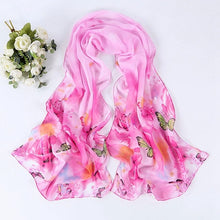 Chiffon Womens Scarf Fashion Long Warm Shawl Infinity foulard echarpe Floral Scarf Women bufandas Pashmina  J4U66