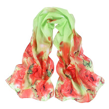 Chiffon Womens Scarf Fashion Long Warm Shawl Infinity foulard echarpe Floral Scarf Women bufandas Pashmina  J4U66