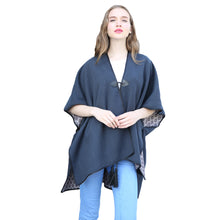 euro women knitted scarf poncho floral print shawls scarves vintage ladies warm tassel ponchos capes bolsa feminina J4U66