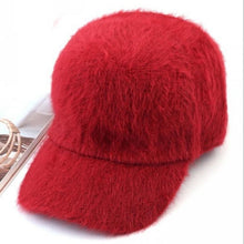 Fall Beanies Knitted Hats Rabbit Fur Cap 7 Colors Snapback Cap LadiesFashion Skullies Elegant Women Hats J4U66