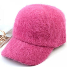 Fall Beanies Knitted Hats Rabbit Fur Cap 7 Colors Snapback Cap LadiesFashion Skullies Elegant Women Hats J4U66