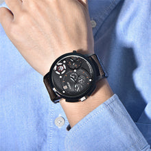 Famous Brand XI30M waterproof Men's Military Luxury Watch Sport Analog Quartz Mens Leather StrapClock Wristwatch J4U66