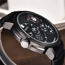 Famous Brand XI30M waterproof Men's Military Luxury Watch Sport Analog Quartz Mens Leather StrapClock Wristwatch J4U66