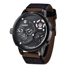 Famous Brand XI30M waterproof Men's Military Luxury Watch Sport Analog Quartz Mens Leather StrapClock Wristwatch J4U66