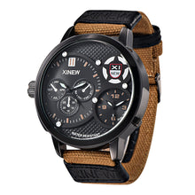 Famous Brand XI30M waterproof Men's Military Luxury Watch Sport Analog Quartz Mens Leather StrapClock Wristwatch J4U66