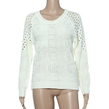 Fashion Women Long Sleeve Loose Knitted Backless Knitwear Fast Shipping J4U66