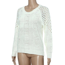 Fashion Women Long Sleeve Loose Knitted Backless Knitwear Fast Shipping J4U66