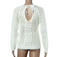 Fashion Women Long Sleeve Loose Knitted Backless Knitwear Fast Shipping J4U66