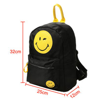 canvas smiley school bag backpack casual children smile school bags for teenagers womens travel bag kids mochila J4U66