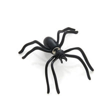Fashion Exaggerated Gothic Punk Cool 3D Cuff Earring Stereo Black Spider Stud Earrings Animal Harajuku Stud Earrings J4U66