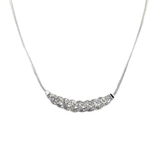 jewelry rhinestone crystal hemp flower pendant necklace statement necklace clavicle chain bib jewelry for women J4U66