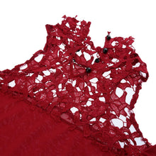 long sleeve women blouses hollow out crochet lace casual tops plus size shirts women lace blouse blusa cothing J4U66