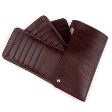 Fashion Luxury Men Women Faux Leather Business Card Slot Credit Card Holder Bag Multilayer Package Card Case J4U66