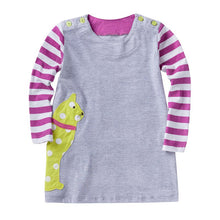 Fashion New Kids Girl Dresses Casual Cartoon Print Dress Girls Clothes J4U66