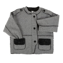 Fashion New Patchwork Velvet Jacket Unisex Kids Boys Girls Winer Warm Coat BOBORA J4U66