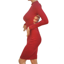 Fashion Sexy Women Dress Package Hip Dresses Sexy Club Dress Long Sleeve Bandage Bodycon Night Club Wear Vestido De Festa J4U66