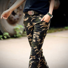 Fashion Skinny Casual Military Women Pants Camouflage Slim Overalls Army Skinny Pencil pants J4U66