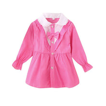 Baby Girls Blouse Little Kids Tops Long Sleeve Polka Dot Shirts 1-4 Years PY2 J4U66