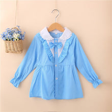 Baby Girls Blouse Little Kids Tops Long Sleeve Polka Dot Shirts 1-4 Years PY2 J4U66