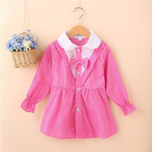 baby girls blouse little kids tops long sleeve polka dot shirts 1~4 years J4U66