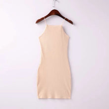 Fashion Style Women Bodycon American Appreal Slim Sleeveless Casual Straps Dresses 5 Color J4U66