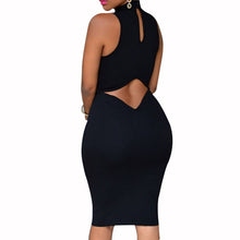 Fashion Lady Sleeveless Bodycon Bandage Dress Elastic Party Night Club Wear Dress XL J4U66