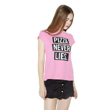 tshirt women tops contrast letters print round neck long t-shirts women short sleeve loose fit casual tee blusas J4U66