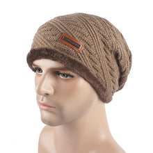 beanies hats for men baggy warm woolen casual ski caps J4U66