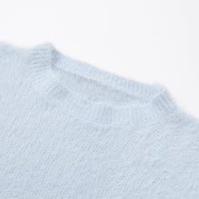 women hand knitted mohair sweater solid turtleneck long sleeve casual lady pullover thick warm loose women knitwear J4U66