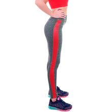 women pants stripe high waist stretch long pants trousers pantalones mujer J4U66
