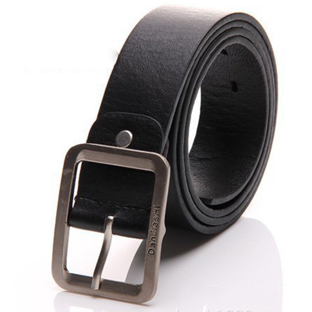 men perforation buckle  leather belts for business luxury J4U66