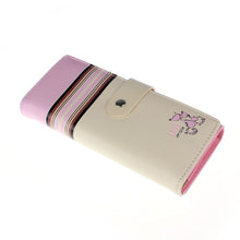 Single Zipper Fashion Clutch Checkbook Money Clip Change Bag Purse Wallet Fox Love In  J4U66