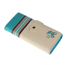 Single Zipper Fashion Clutch Checkbook Money Clip Change Bag Purse Wallet Fox Love In  J4U66