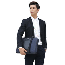 men  handbags canvas hand bags weave pu zip business tote laptop bag men computer bags J4U66