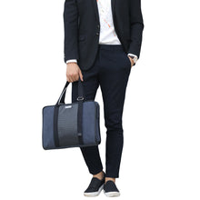 men  handbags canvas hand bags weave pu zip business tote laptop bag men computer bags J4U66