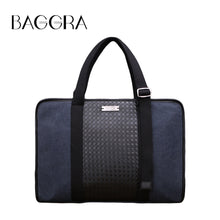 men  handbags canvas hand bags weave pu zip business tote laptop bag men computer bags J4U66