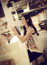 Womens Retro Sleeveless Slim Fitness Blouse T-shirt VTank Tops Girl Cute Tees Ladies Top J4U66