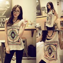 Womens Retro Sleeveless Slim Fitness Blouse T-shirt VTank Tops Girl Cute Tees Ladies Top J4U66