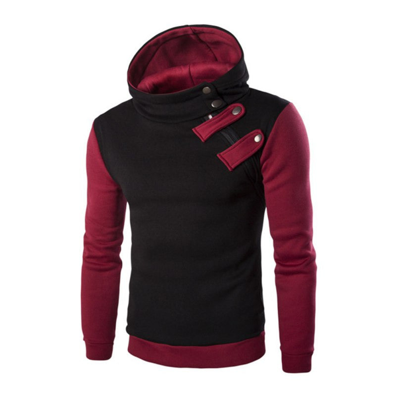 Hoodies Men Sudaderas Hombre Hip Hop Mens Brand Hoodie Hedging Oblique Zipper Sweatshirt Suit Slim Fit Men Hoody XXL J4U66