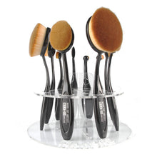 Beautiful Round Makeup Brushes Drying Holder Acrylic Portable Dry Brush Bracket Exquisite Beauty Tools J4U66
