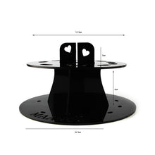 Beautiful Round Makeup Brushes Drying Holder Acrylic Portable Dry Brush Bracket Exquisite Beauty Tools J4U66